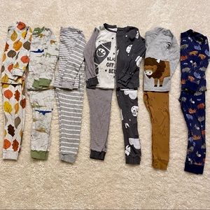 Seven pairs 5T pajamas